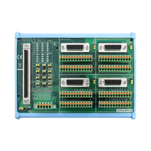 4-Axis 100-pin SCSI DIN-rail motion wiring board