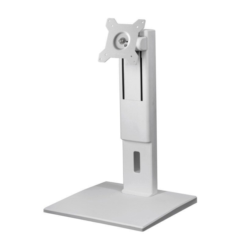 TableStand,White,24"~34",4~12kg, 100x100 75x75mm
