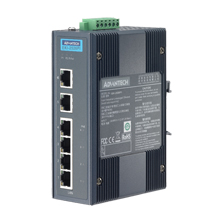 6 port Industrial Switch with 4 port PoE