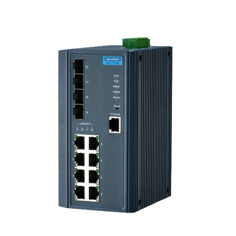 8G + 2SFP + 2VDSL Managed Ethernet Sw wide temp.