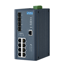 8 Gigabit Ethernet + 4 SFP Managed Switch with POE