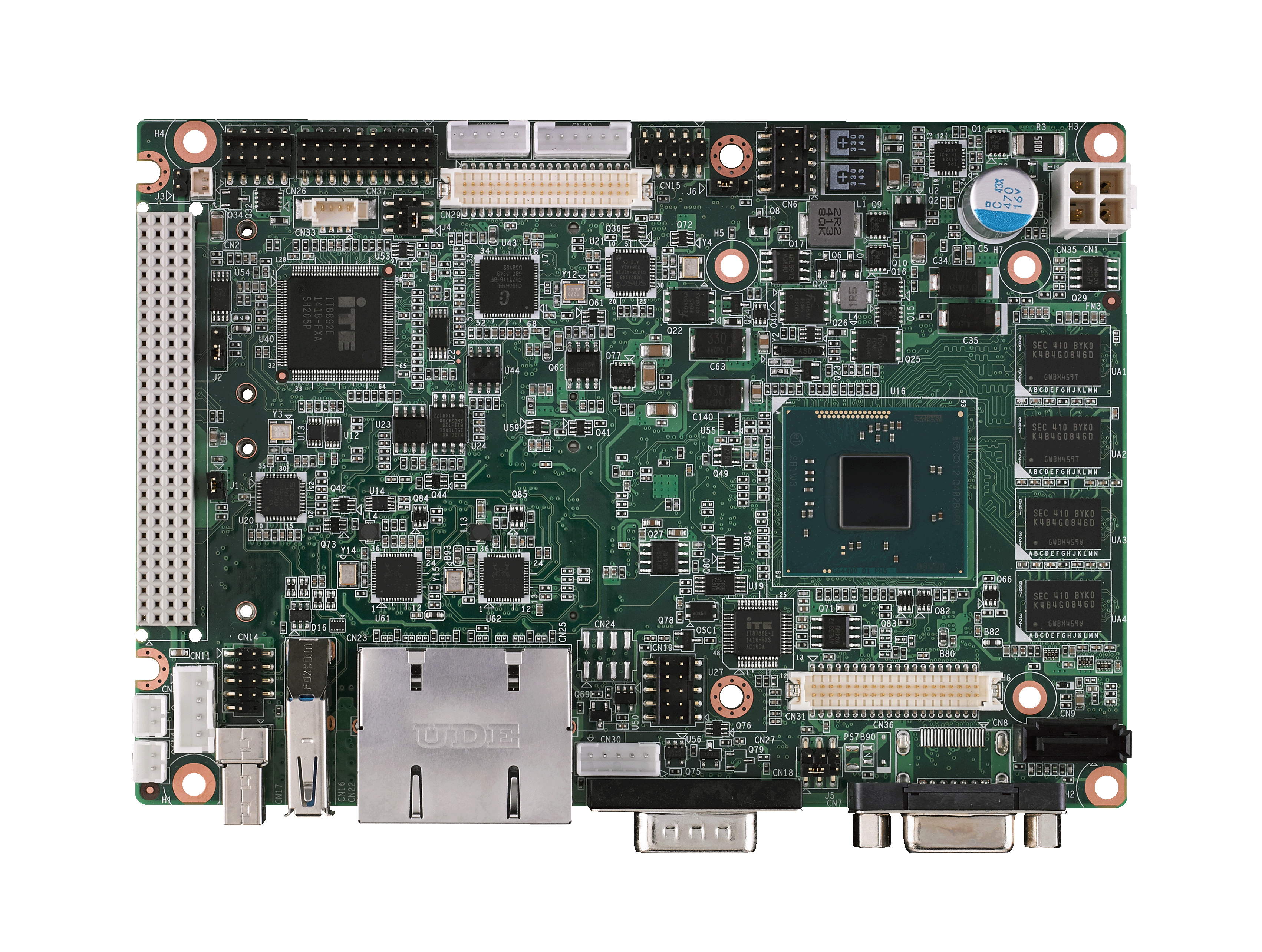 3.5" SBC PCI-104 RAM/VGA+LVDS, 40~85C, Intel Celeron